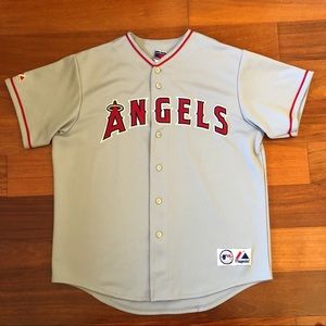 Men's Angels Jersey, Gray, Size XL
